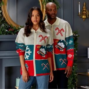 Disney Star Wars Ewok Christmas Spirit Jersey Cardigan Sweater